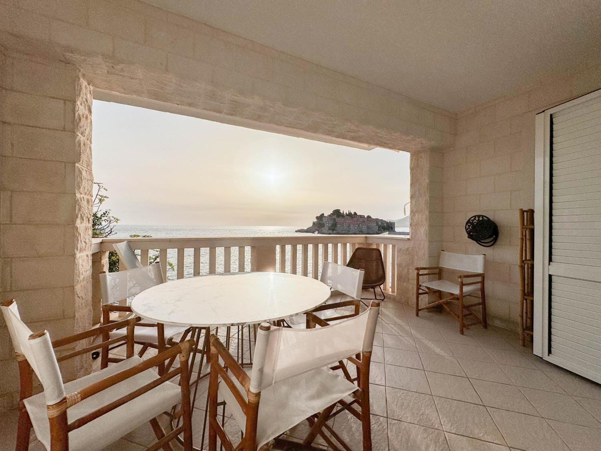 Apartment Radovic Sveti Stefan Buitenkant foto